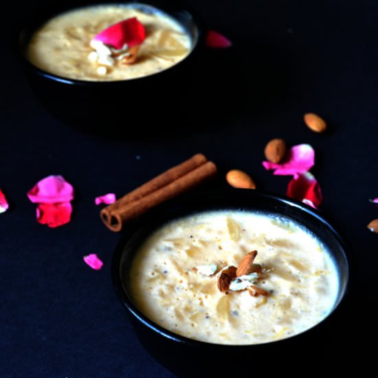 Mango Phirni - Recipe photo by Remya Ravindran
