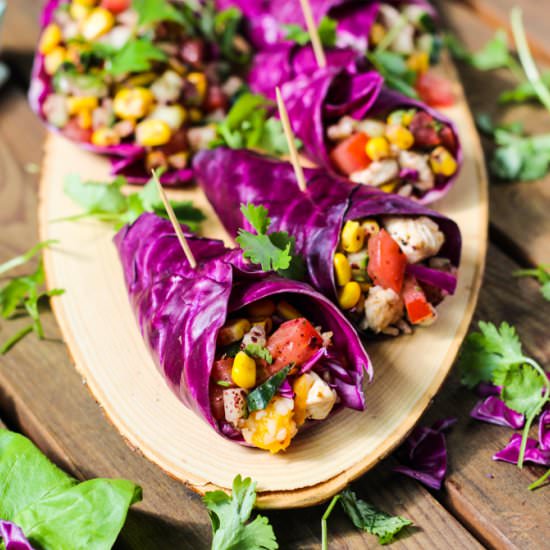 Healthy Summer Wraps - Recipe photo by dishtales