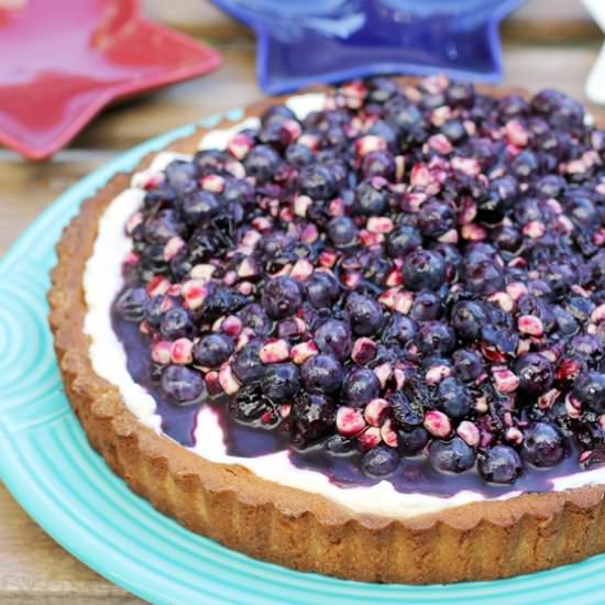 Blueberry-Corn Tart - Recipe photo by Food Gal