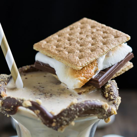 S'mores Shake - Recipe photo by garnishandglaze