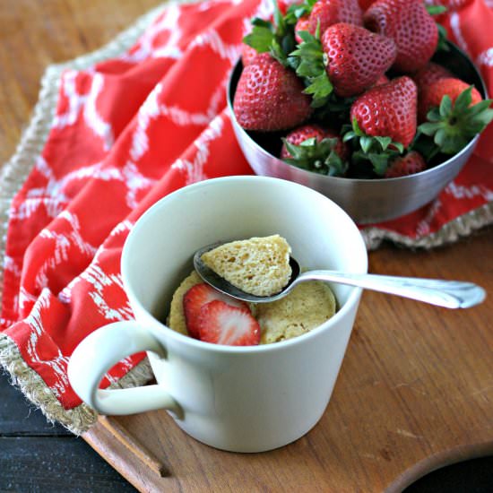 Paleo Vanilla Mug Cake - Recipe photo by EverydayMaven