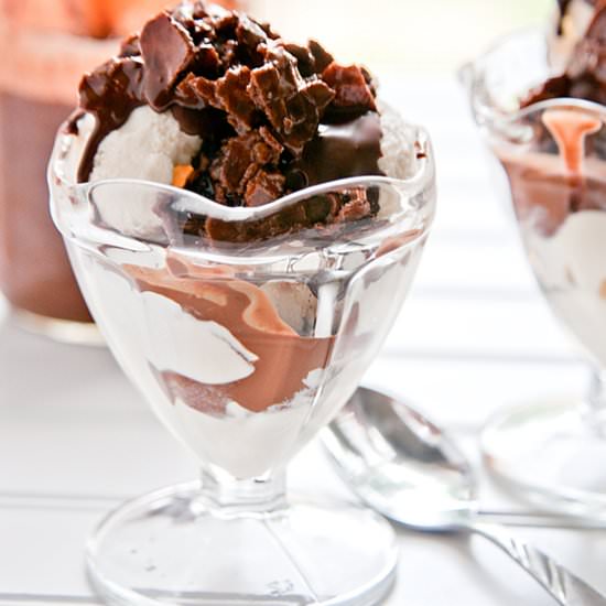Sugar Cone Magic Shell - Recipe photo by FeedMeSeymour