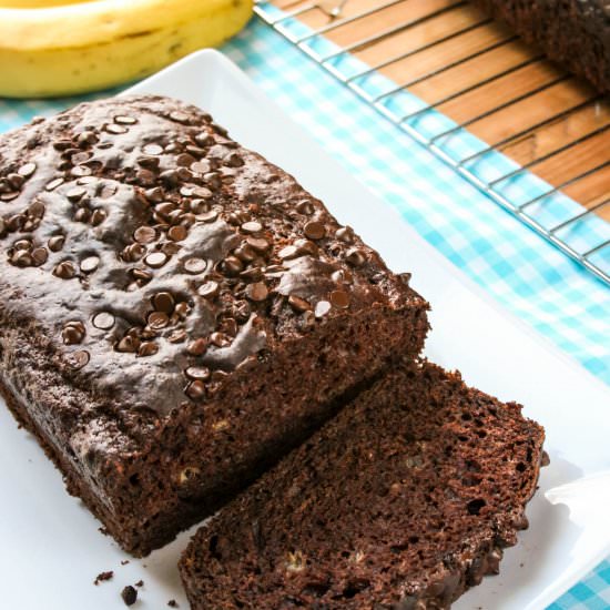 Chocolate Banana Loaf - Recipe photo by Foodwhine