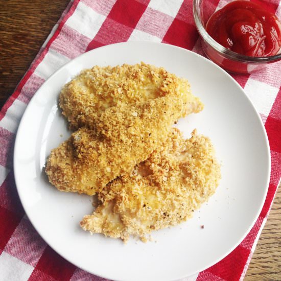Crispy Chicken Bites - Recipe photo by theginghamapron
