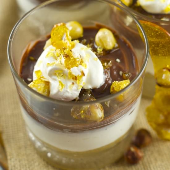 No Bake Hazelnut Cheesecake Parfait - Recipe photo by tiffanybendayan