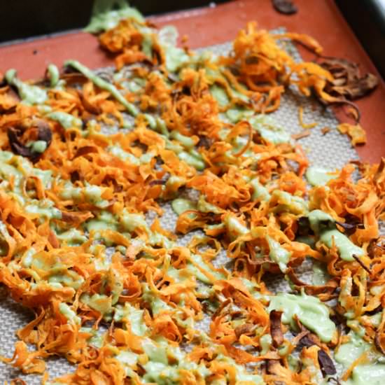 Spiralized Sweet Potato Fries - Recipe photo by stephinthyme