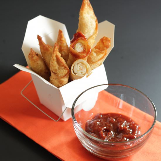 Shrimp wontons - Recipe photo by tastesspicy