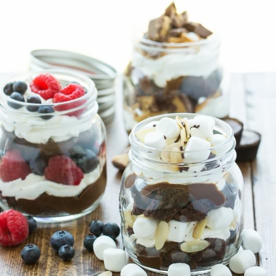 No Bake Brownie Trifle - Recipe photo by thereciperebel