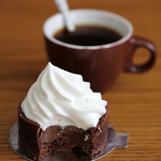 Chocolate pudding tartlets - Recipe photo by The_Cookie_Fairy