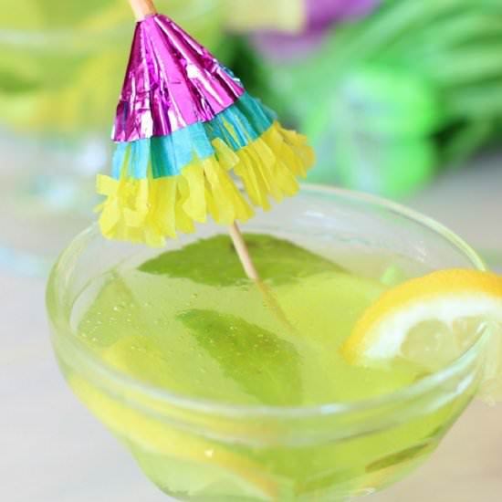 Mojilto Jelly (Jello) - Recipe photo by Johlene@FlavoursandFrosting