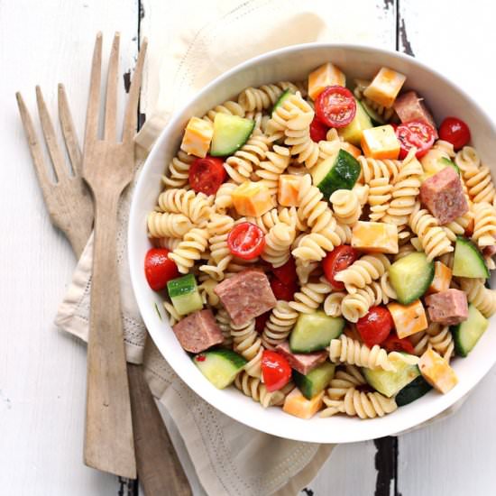 Perfect Pasta Salad - Recipe photo by lovegrowswild