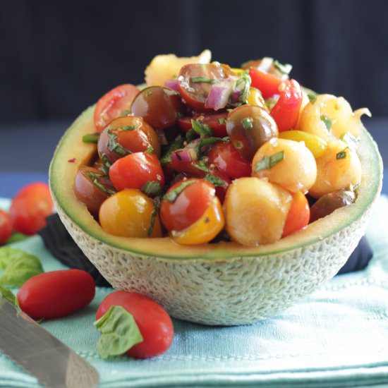Heirloom Cherry Tomato Salad - Recipe photo by tastesspicy
