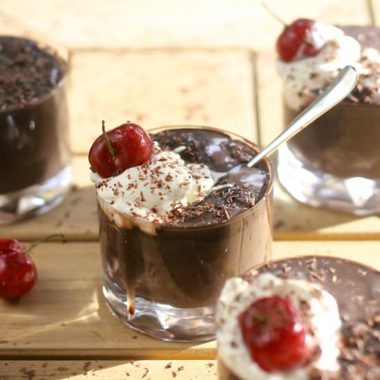 Double Chocolate Cherry Pudding - Recipe photo by LorimerKitchen