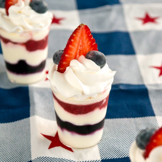 Bavarian Cream Parfaits - Recipe photo by The Sugar Coated Cottage