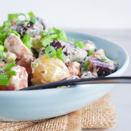 Grilled Creamy Potato Salad - Recipe photo by dannaklein