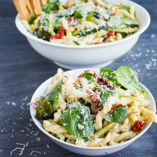 Roast Veggie Pasta Primavera - Recipe photo by two.purple.figs