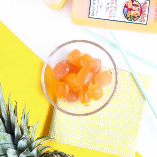 DIY Pineapple-Shaped Gummy Candy - Recipe photo by awwsam