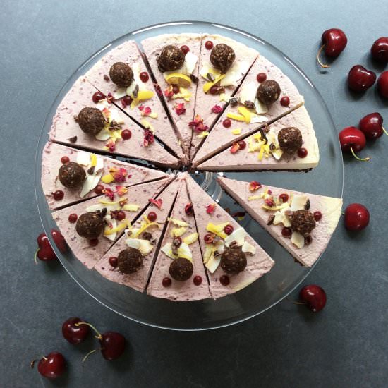Raw Paleo Black Forest Cheescake - Recipe photo by Imperfectly Paleo