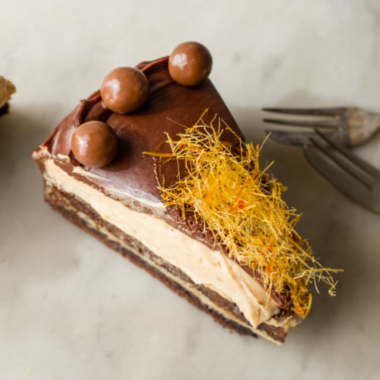 Peanut Butter Mousse Cake - Recipe photo by ktphotogirl