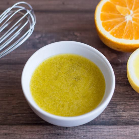 Citrus Vinaigrette - Recipe photo by My Three Seasons