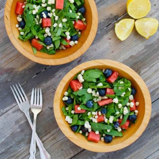 Red, White and Blue Salad - Recipe photo by eatingmadeeasy
