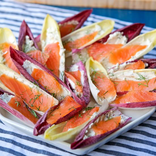 Salmon Endive Bites - Recipe photo by garlicmysoul