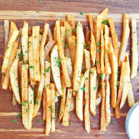Beer-Battered Fries - Recipe photo by strawmarysmith