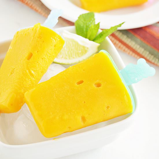 Mango popsicle - Recipe photo by 7aumsuvai