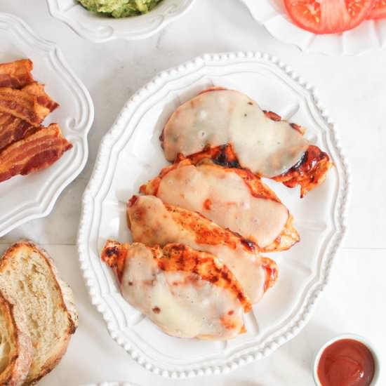 BBQ Chicken Club with Guacamole - Recipe photo by domesticateme
