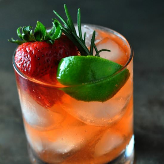 Strawberry Gin and Tonic - Recipe photo by DiningwithAlice