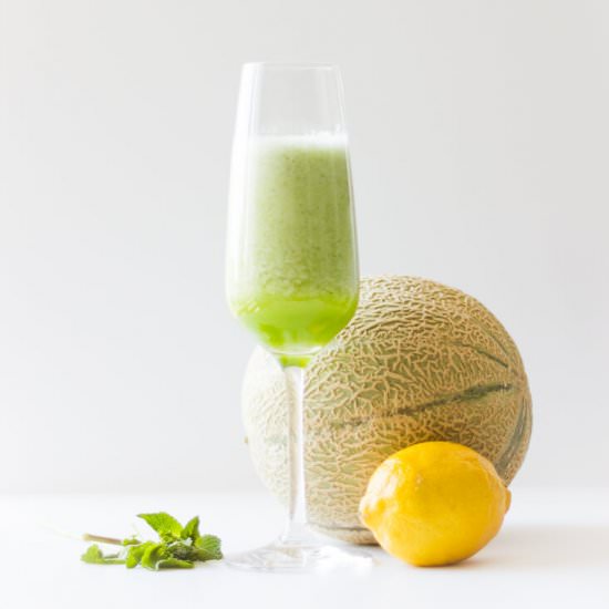 Melon Cucumber Mint Smoothie - Recipe photo by HaveAnotherBite