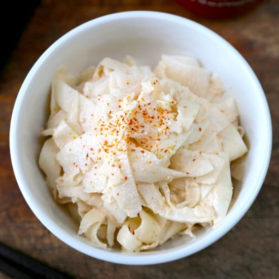Watermelon Rind and Daikon Salad - Recipe photo by misspickledplum
