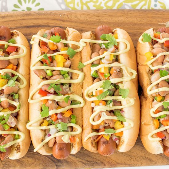 Mexican Style Hot Dogs - Recipe photo by culinaryginger