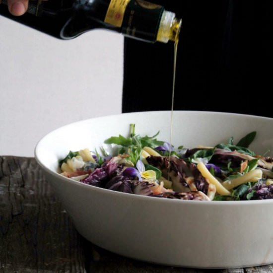 Grilled Radicchio Pasta Salad - Recipe photo by Homecooking dept