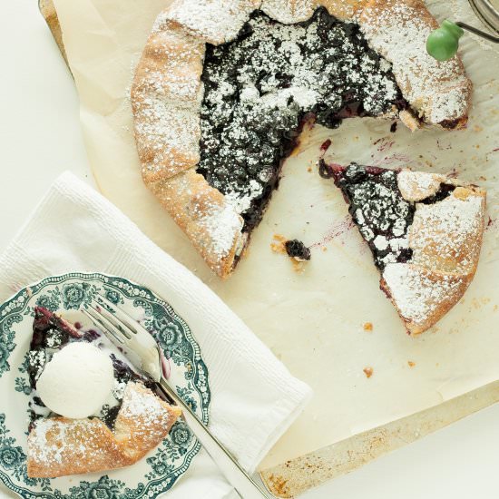 Blueberry Galette - Recipe photo by thesunnypalate