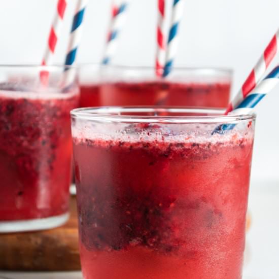 Berry Sorbet and Champagne Floats - Recipe photo by dannaklein