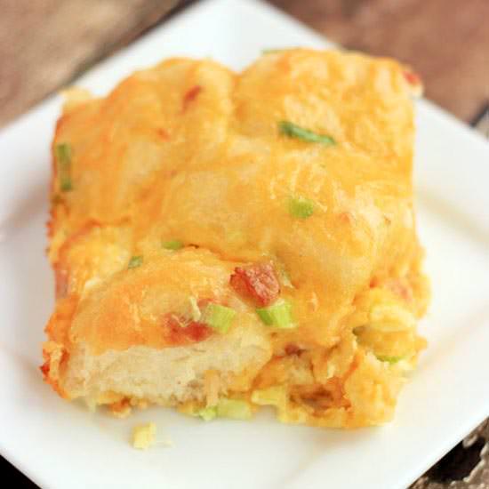 Egg Biscuit Casserole - Recipe photo by Midwestern Moms