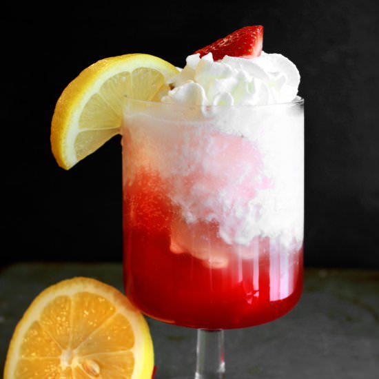 Strawberry Lemonade Italian Soda - Recipe photo by farmraisedcooking