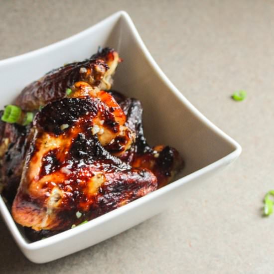 Baked Honey Garlic Chicken Wings - Recipe photo by Lisa G Cooks