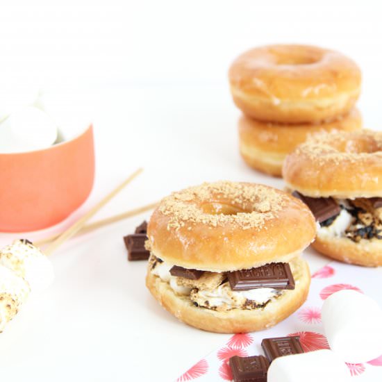 DIY S'mores Donut - Recipe photo by awwsam