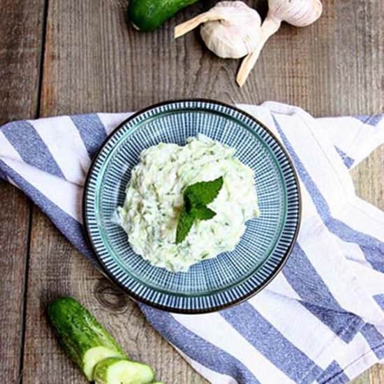 Paleo Tzatziki - Recipe photo by thenourishedcaveman