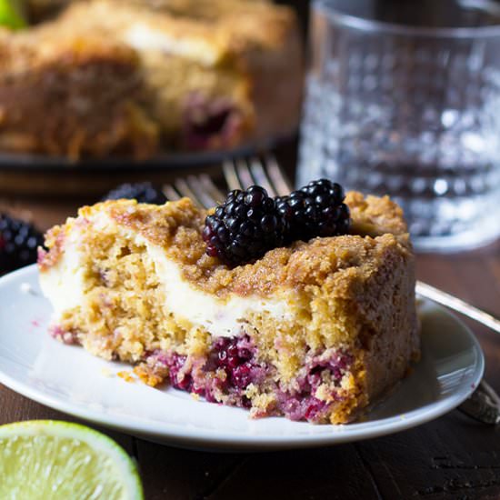 Blackberry Lime Coffee Cake - Recipe photo by sweetpeasandsaffron