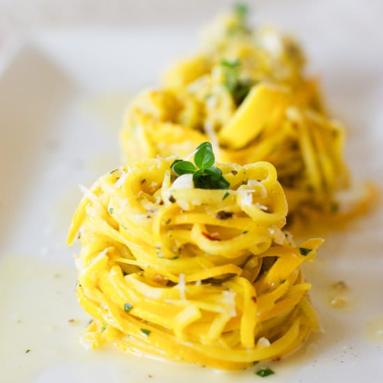 Summer Zucchini Pasta - Recipe photo by Poppies and Papayas