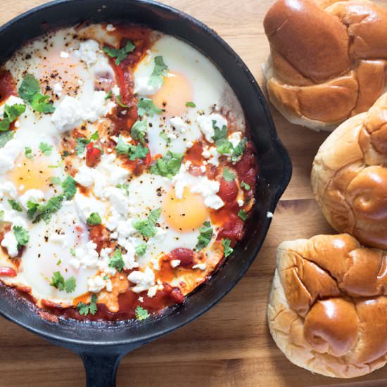 Shakshuka - Recipe photo by Pretty in Pistachio