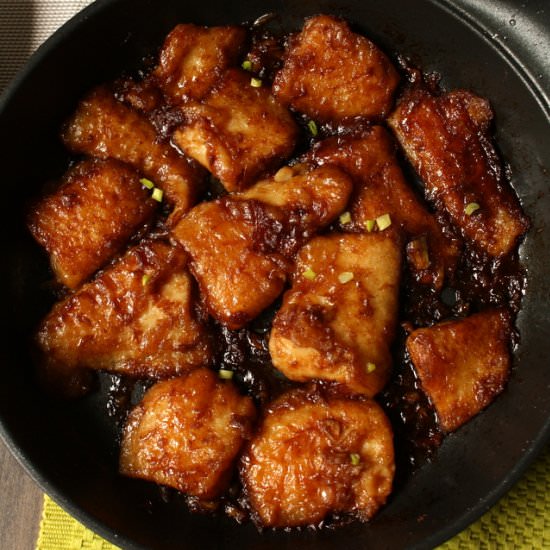 Asian Glazed Basa, Rice and Veggies - Recipe photo by coconutcraze