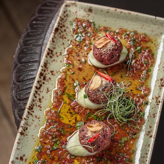 Asian Style Beef Tartare - Recipe photo by foodnchef