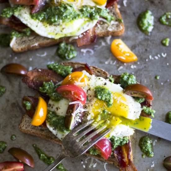 Open-Faced Egg Sandwiches - Recipe photo by My Diary of Us