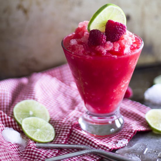 Raspberry and Lime Vodka Sno Cones - Recipe photo by My Diary of Us