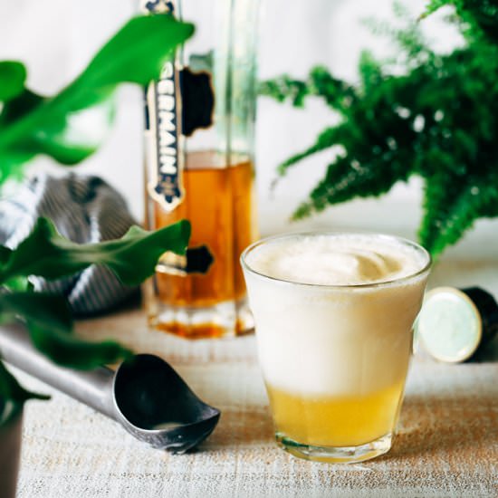 St. Germain Ice Cream Float - Recipe photo by Kitchen Konfidence