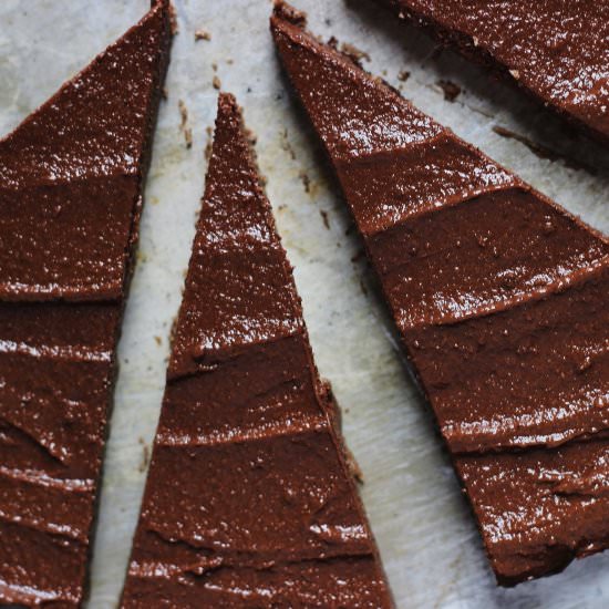 Raw Vegan Chocolate Tart - Recipe photo by withfoodandlove